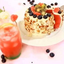 吃瓜吃垃圾蛋糕视频,口感与颜值的终极对决！